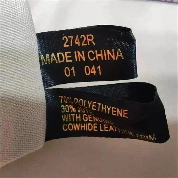 Etienne Aigner Vintage Woven Jute Leather Backpack - Stylish Retro Fashion - Picture 7 of 8